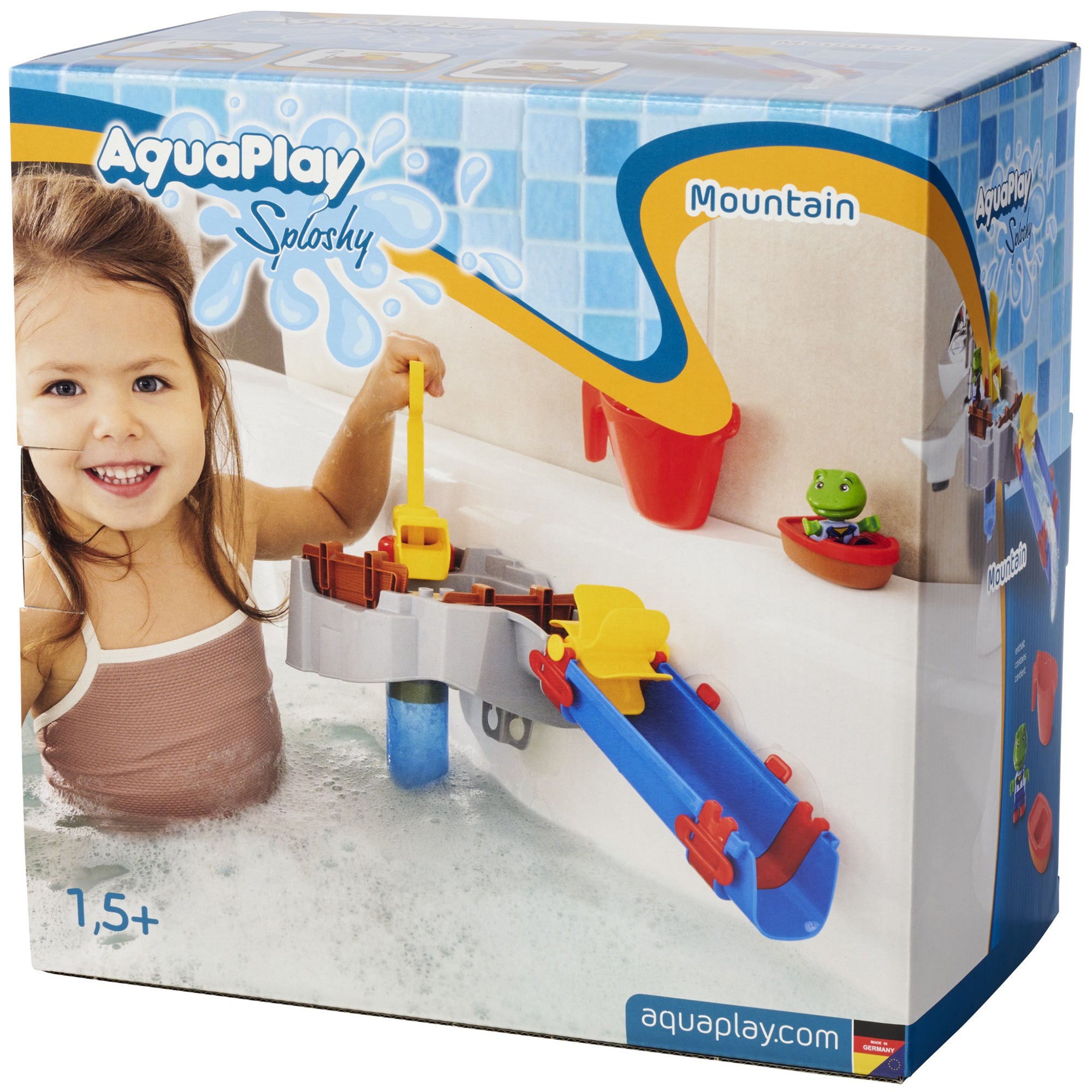 AquaPlay Sploshy Mountain Bathtub Water Play Set With Waterfall
