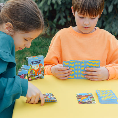 eeBoo Dinosaur Rummy Card Game for Kids
