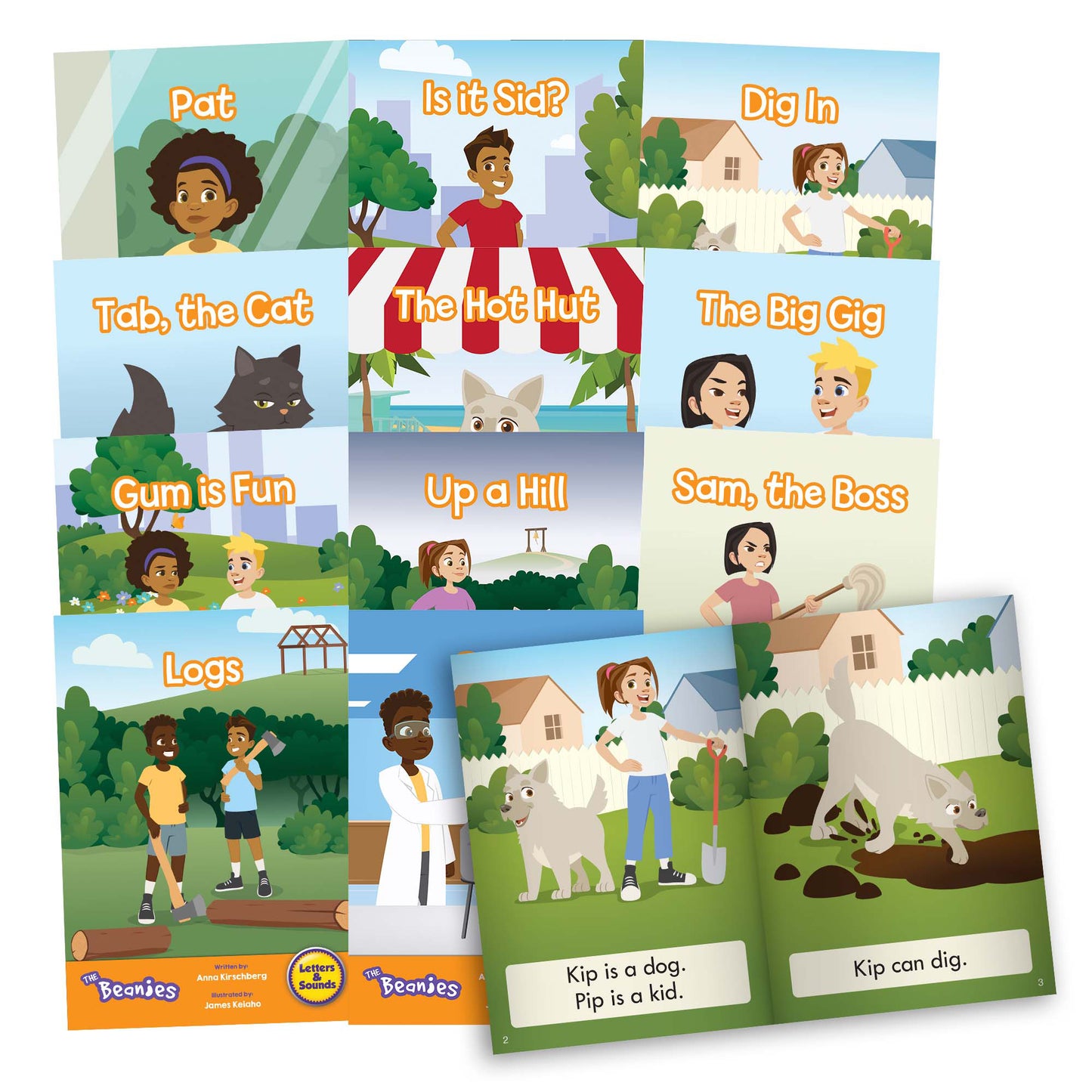 Junior Learning Beanies Diversity - 12 Book Phase 2 Decodables Set