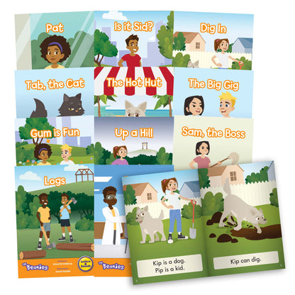 Junior Learning Beanies Diversity - 12 Book Phase 2 Decodables Set