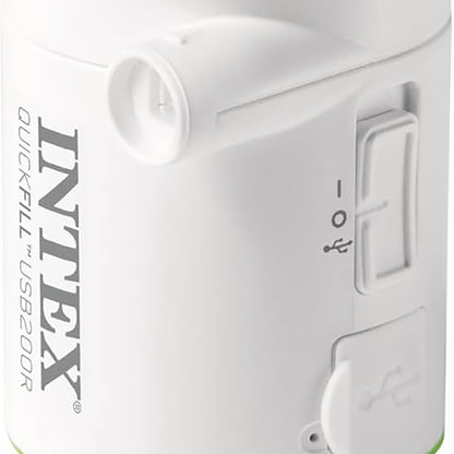Intex Quickfill USB200R Air Pump - White electric air pump with USB power