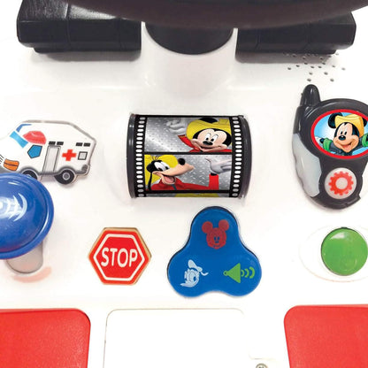 Kiddieland Disney Mickey Mouse Activity Fire Truck Light & Sound Ride-On