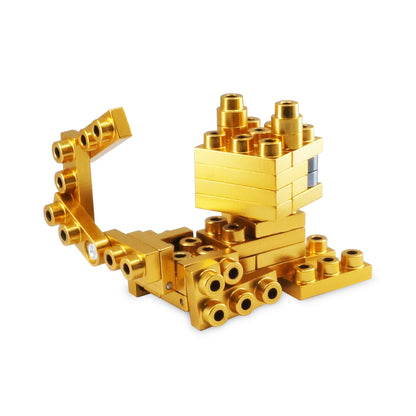 Metomics Pocket Pet Abyssinian Cat - Aztec Gold & Charcoal Black