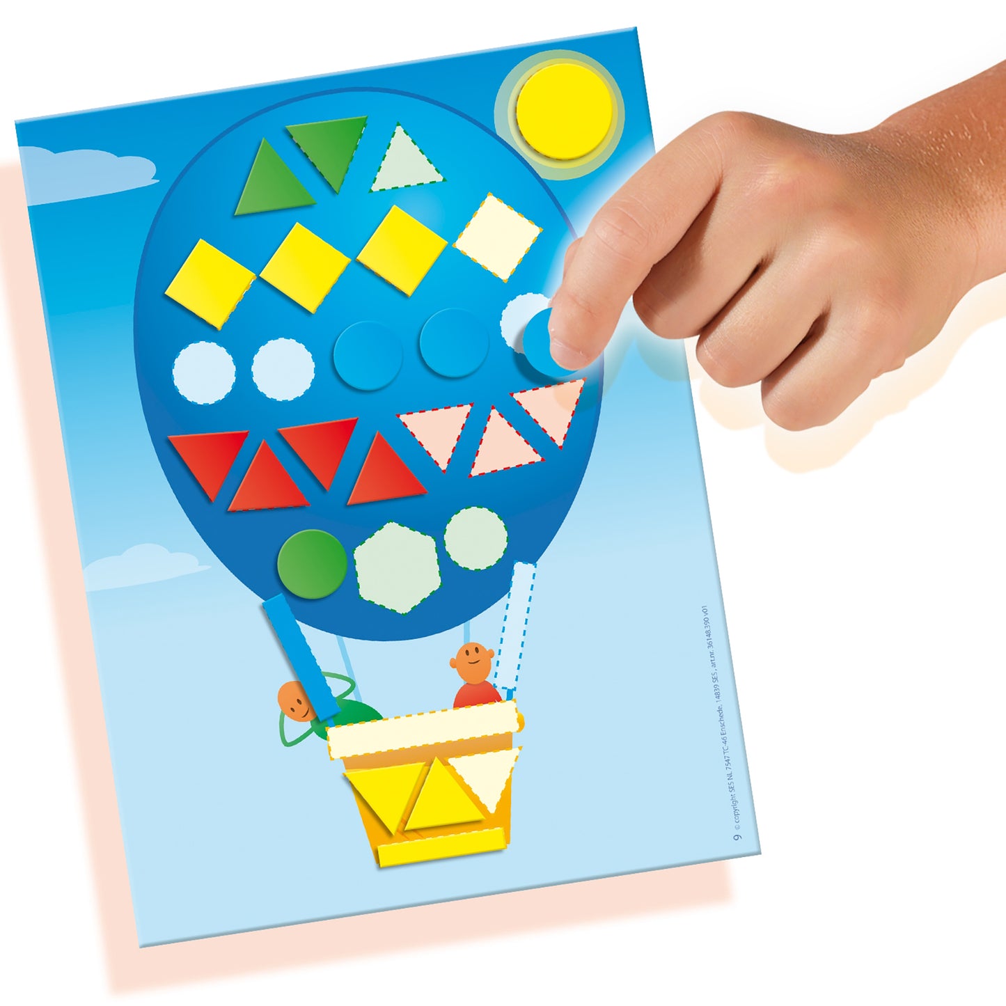 SES Creative I'm Learning to Recognize Shapes - Shape Matching Mosaic Play Set - 300+ Stickers, Vibrant Scenes for Toddlers 3+