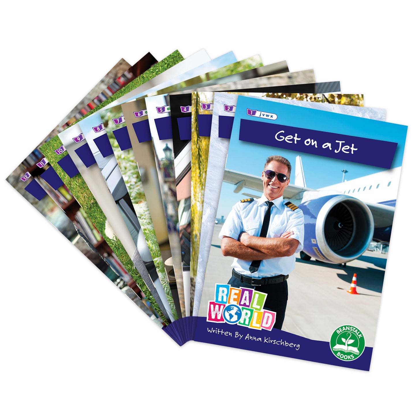 Junior Learning Rainbow Phonics 6-Book Set - Phase 3 Non-Fiction Hi-Lo Decodables