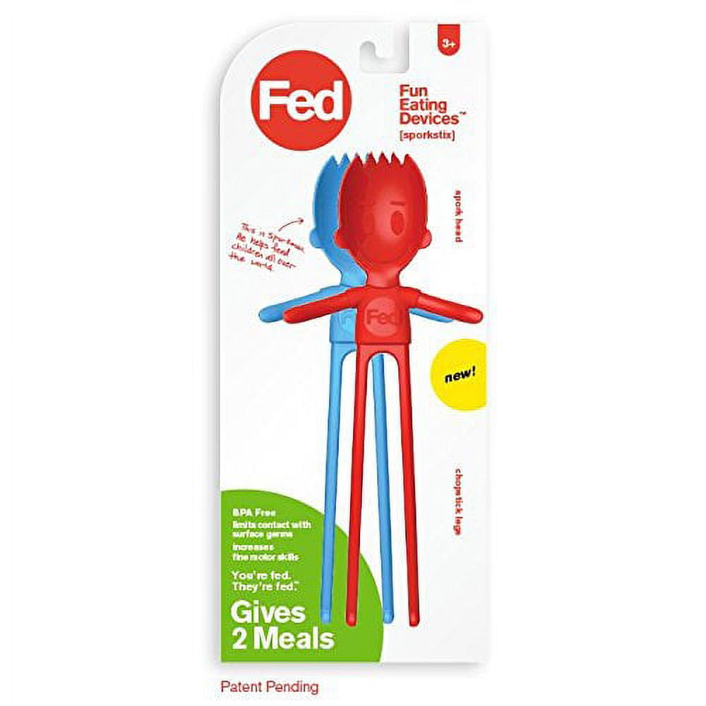 Fed Sporkman - Red & Blue: The Ultimate Hybrid Utensil