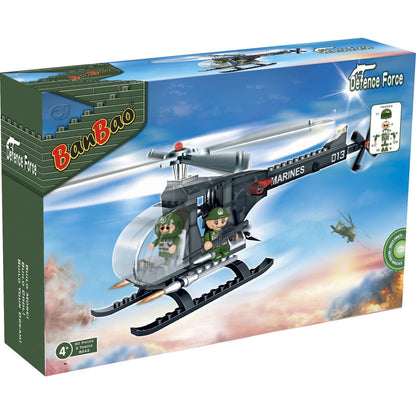 BanBao World Defense Force - M2 Helicopter Building Kit, 90 Pieces