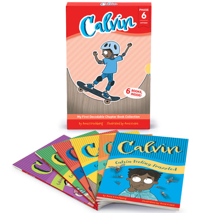Calvin Decodable Chapter Book Set - 6 Illustrated Books