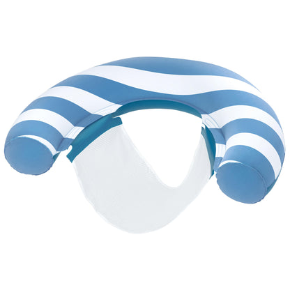 H2OGO! Comfort Plush Noodle Chair – 47" Inflatable Pool Float with Mesh Seat