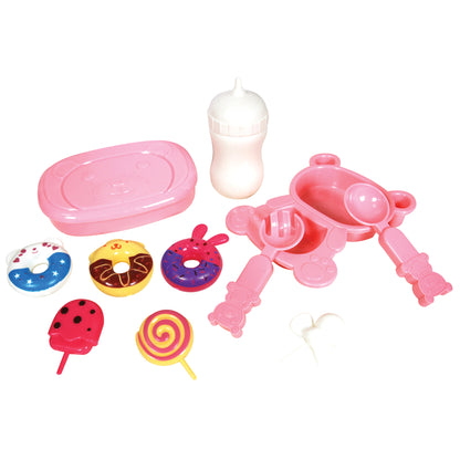Cherish & Care 12-inch Baby Doll with 16-Piece Accessory Set