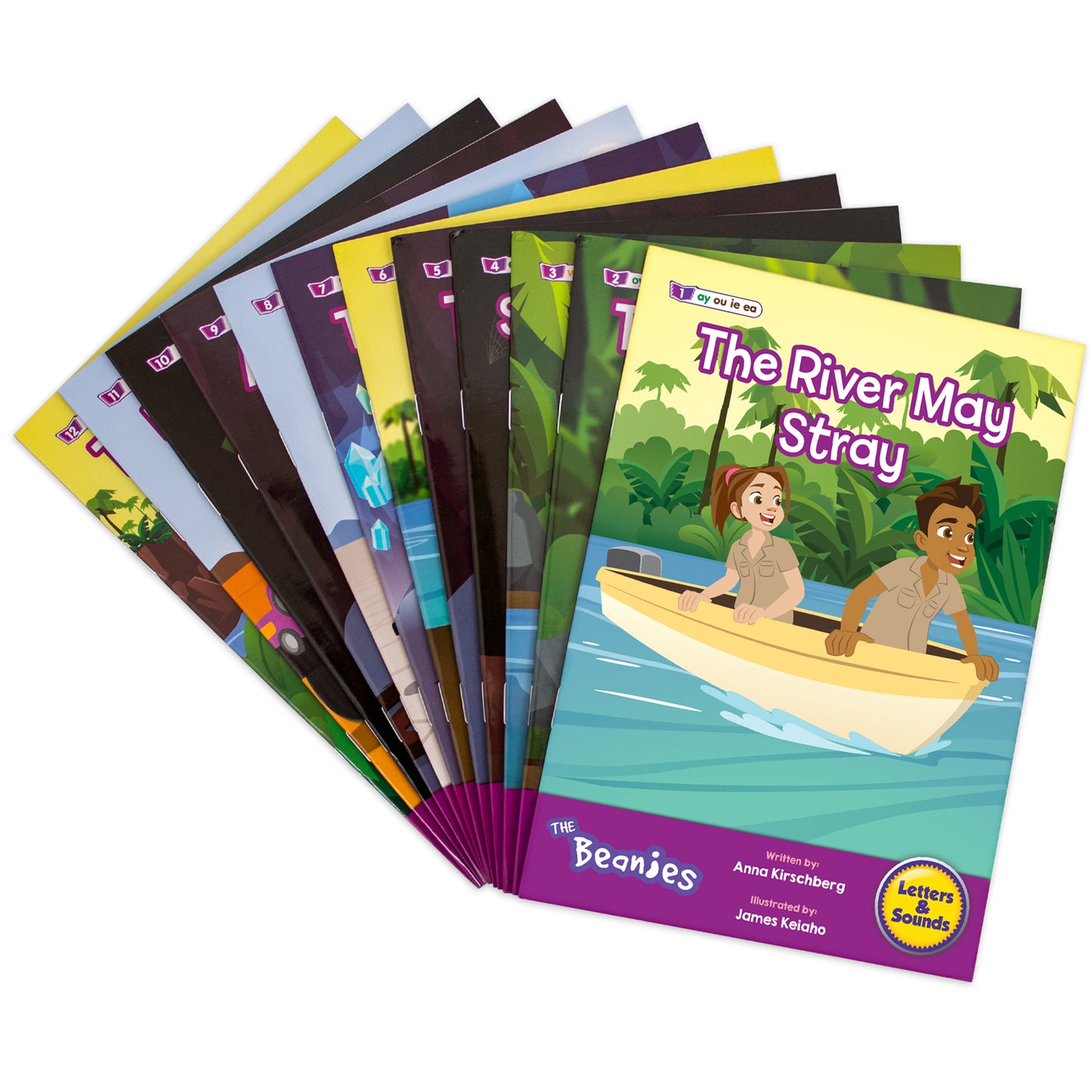 Junior Learning The Beanies Diversity Phase 5 Hi-Lo Decodables 12 Book Set
