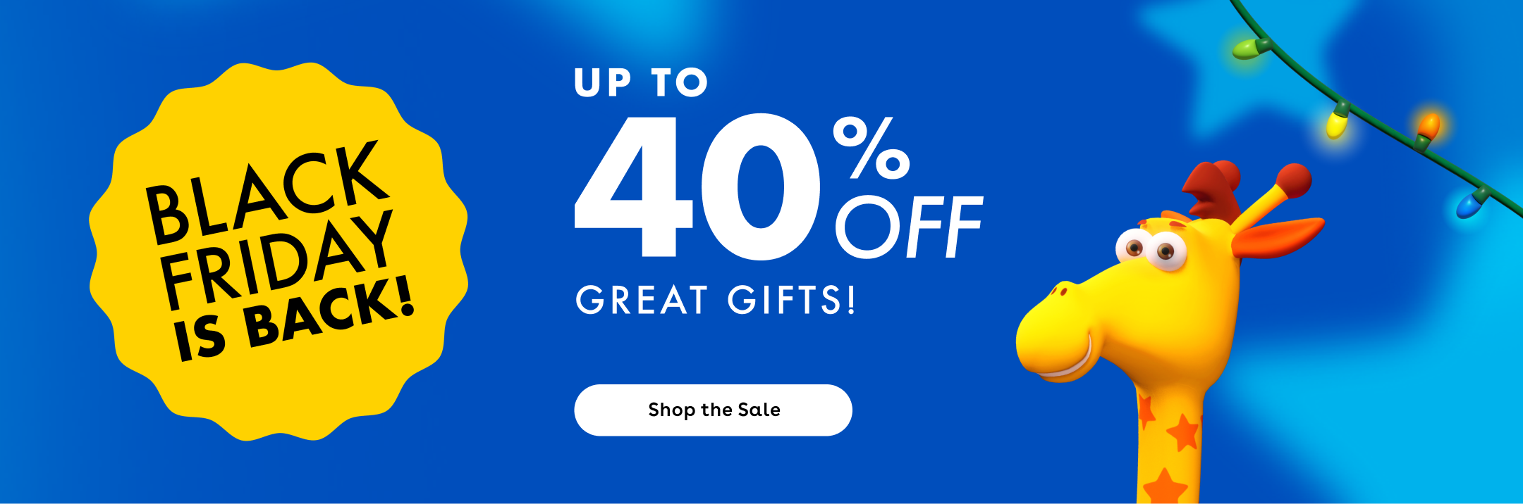 up to 40% off great gifts!