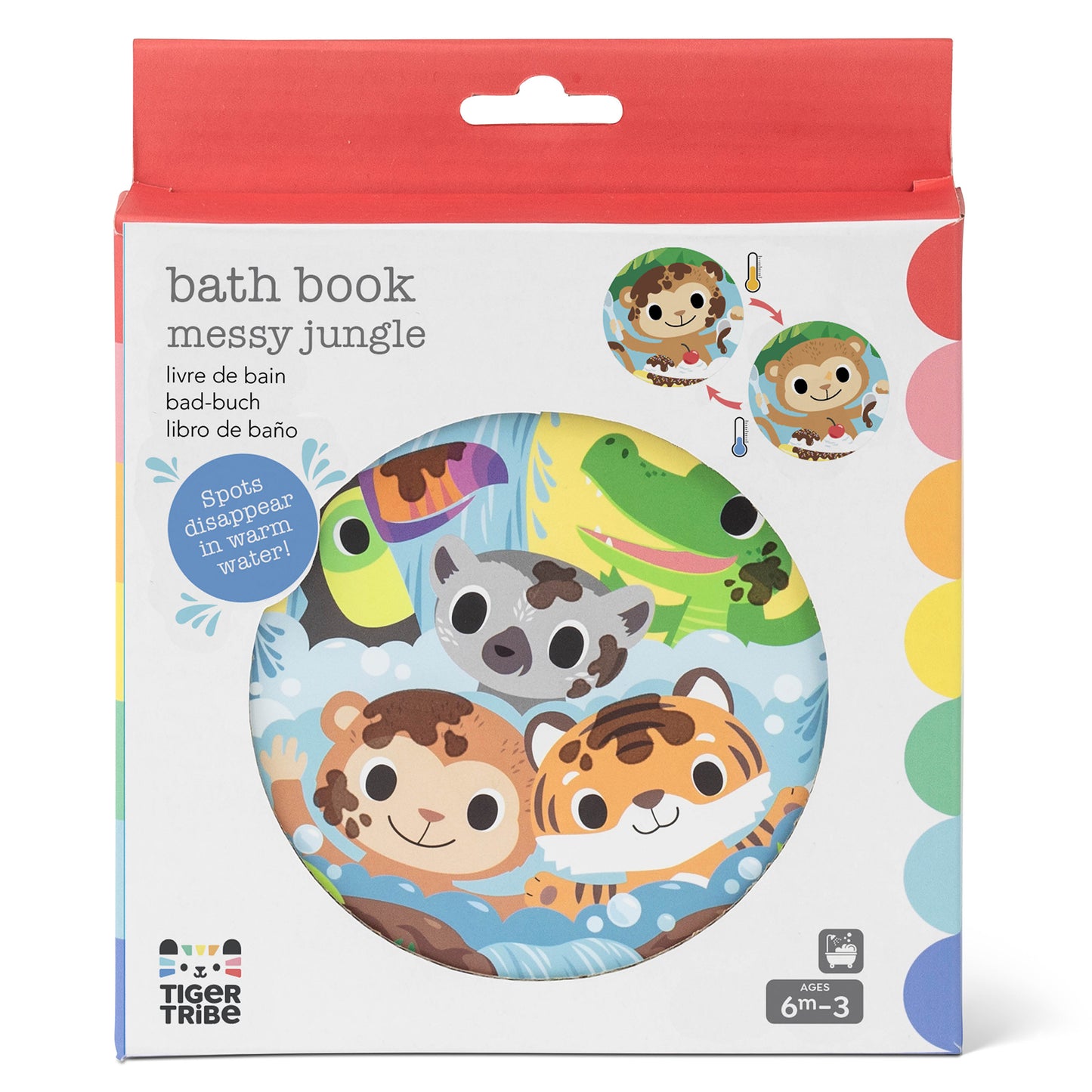 Tiger Tribe Jungle Magic Bath Book - Waterproof Animal Adventure Book