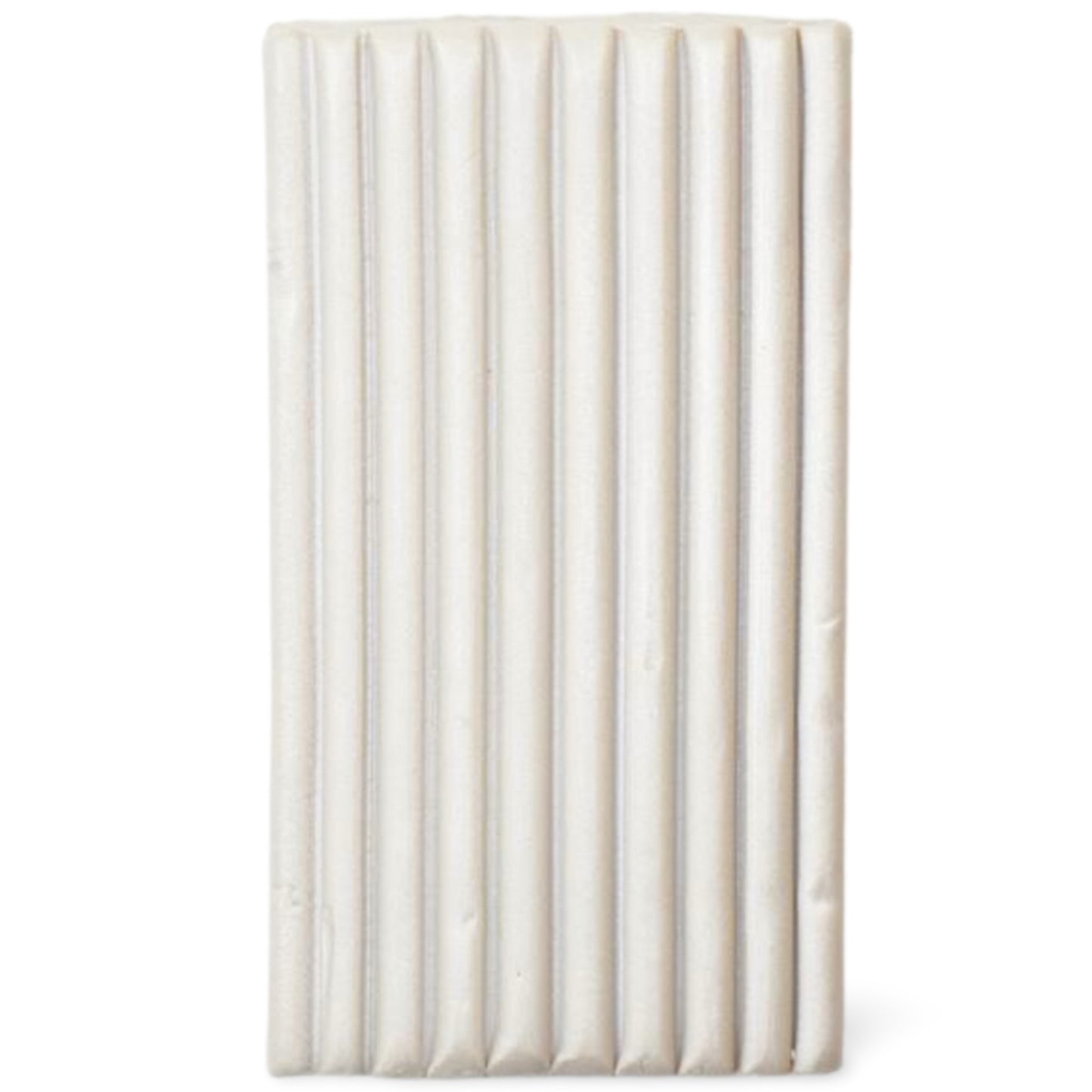 Sculpey Premo Pearl Clay 1lb block with vertical ridged texture