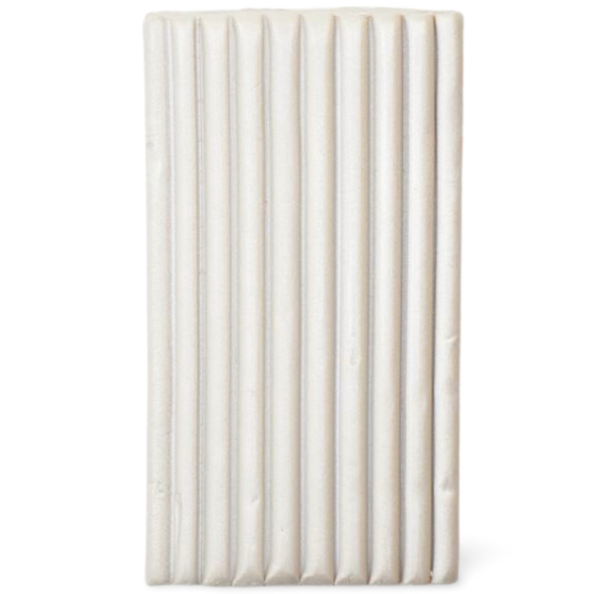 Sculpey Premo Pearl Clay 1lb block with vertical ridged texture