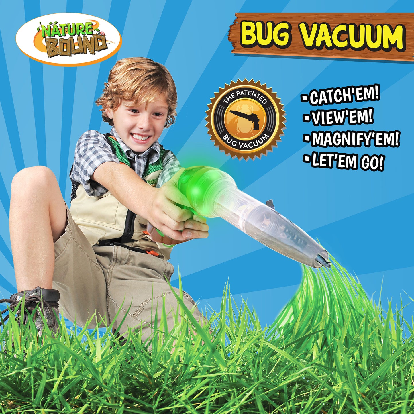 Nature Bound Bug Catcher Explorer Set - Insect Vacuum with LED Light