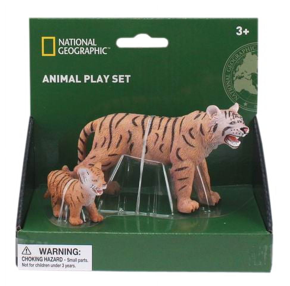 National Geographic Majestic Tiger and Cub Figurine Playset