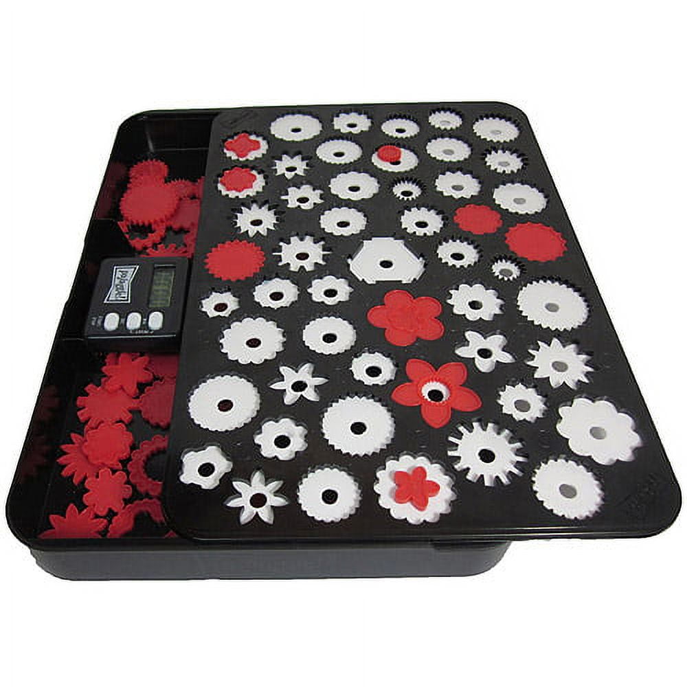 Pajaggle Board Game Black Board with Red Pieces