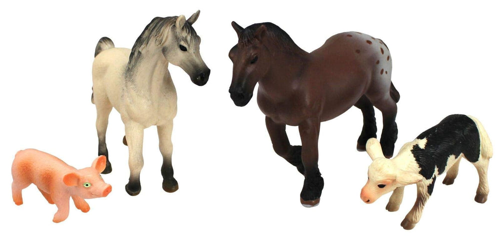 National Geographic Farmyard Friends: Horses, Pig & Sheep Playset