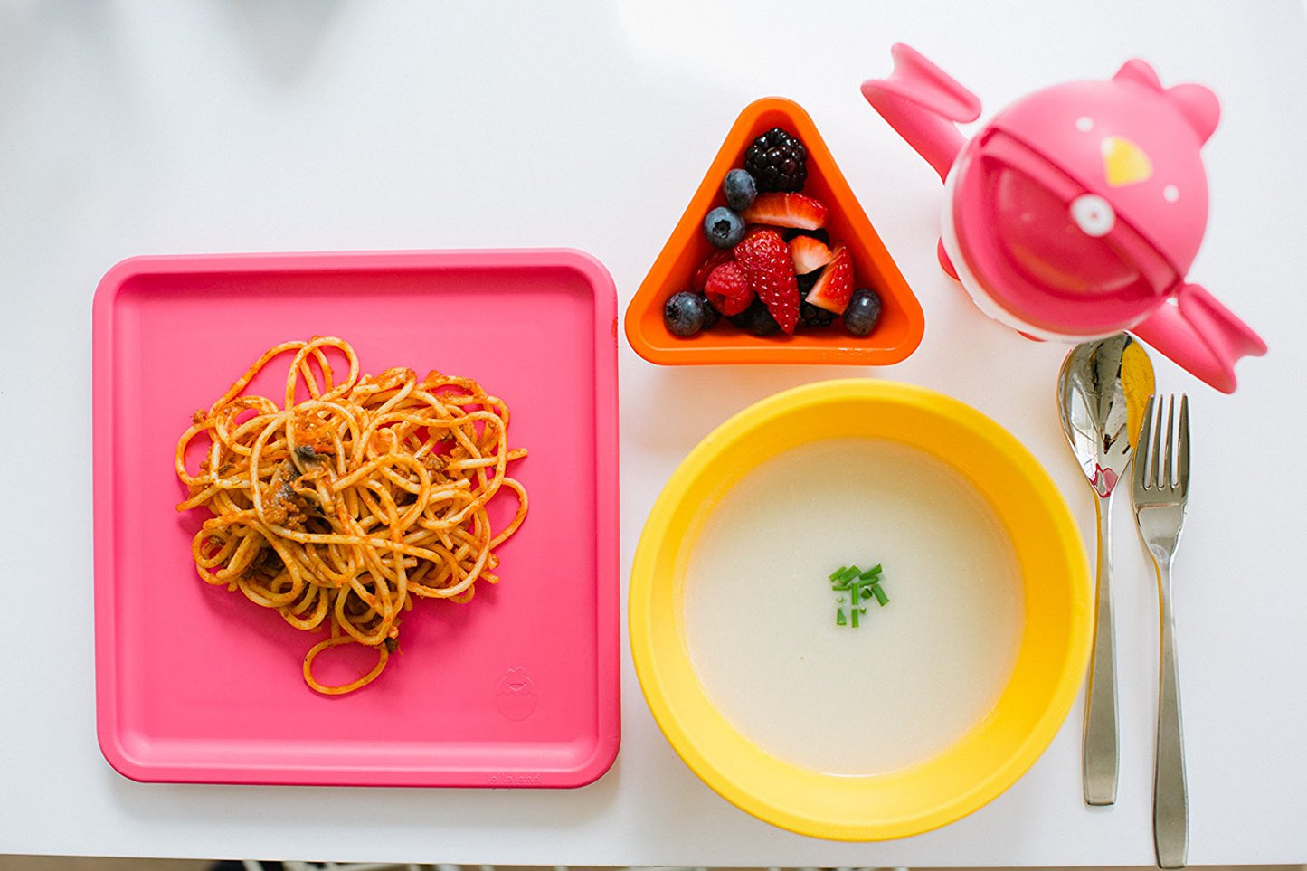 Lollaland Spring Mealtime Set - Colorful Kid-Friendly Dining Kit