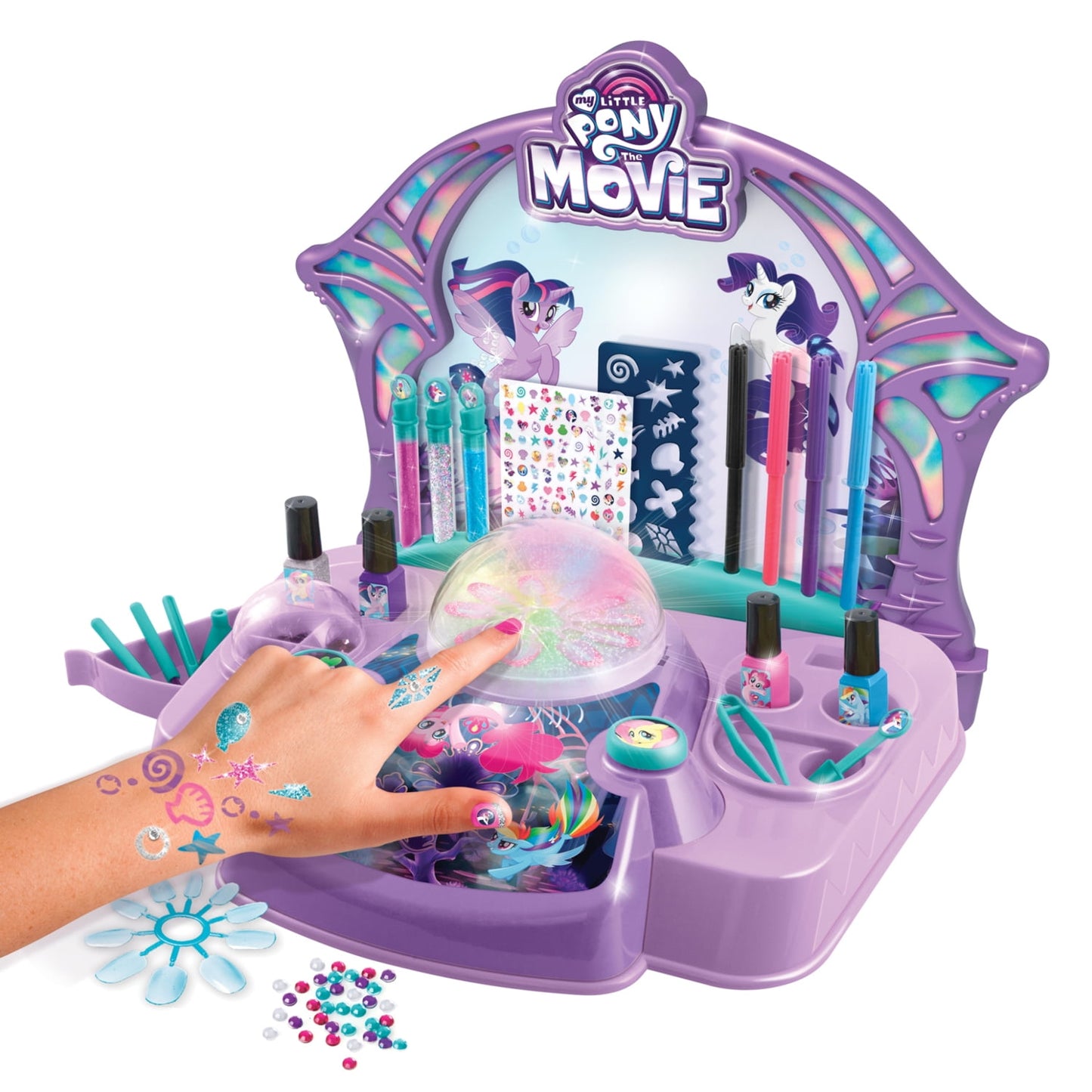 My Little Pony Glitter Dome Nail Salon Kit - Multi
