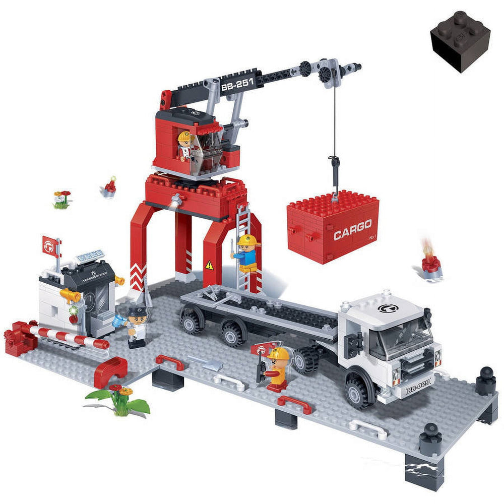 Banbao Cargo Loading Port Construction Set - 538 Pieces