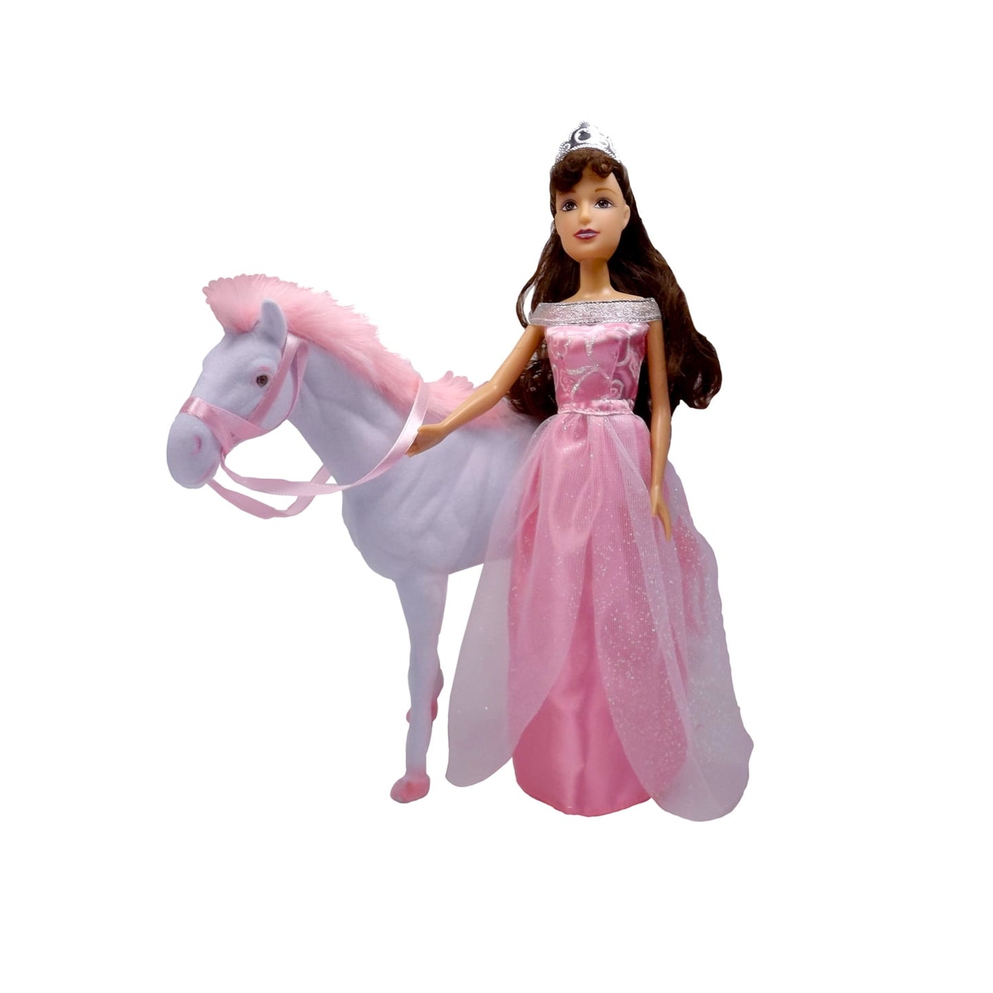 Enchanted Fantasy Princess with Magical Unicorn - Glamorous Adventure Set