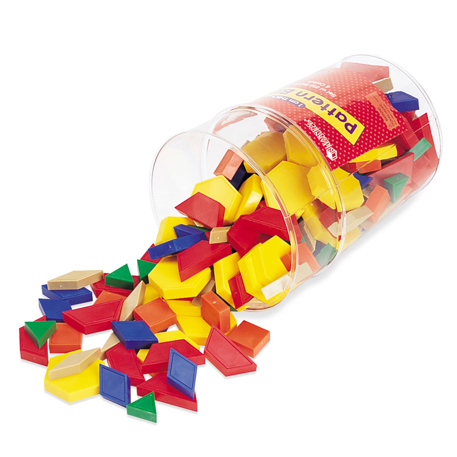 Learning Resources Pattern Blocks - Educational Math Toy - 250 Pieces ...