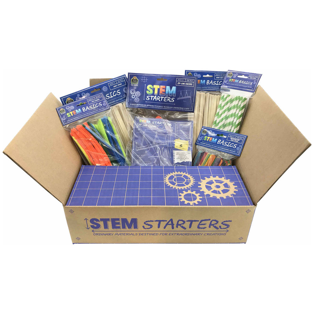 Teacher Created Resources Zip-Line Racer STEM Starter Kit - Educational Science Toy