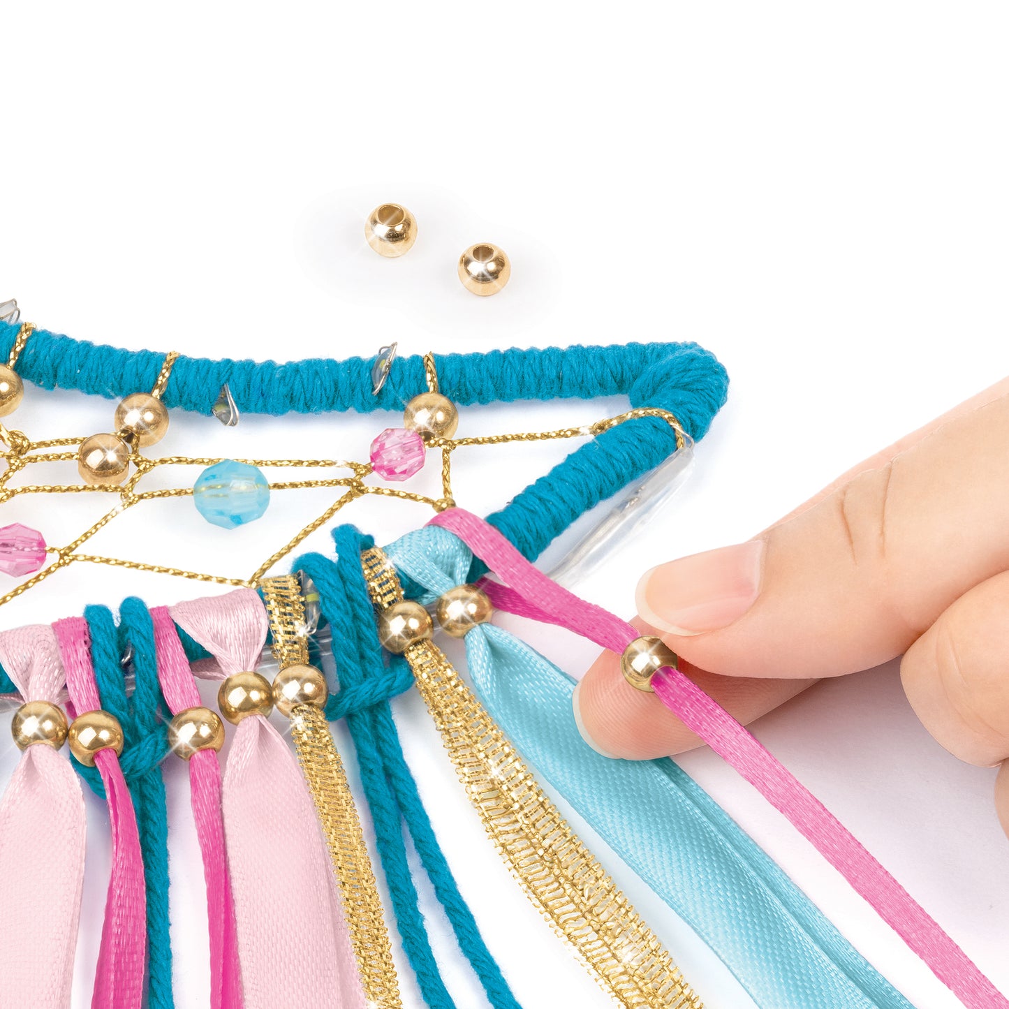 Make It Real Lunar Dream Catcher DIY Kit - Purple Moonlight Craft Set