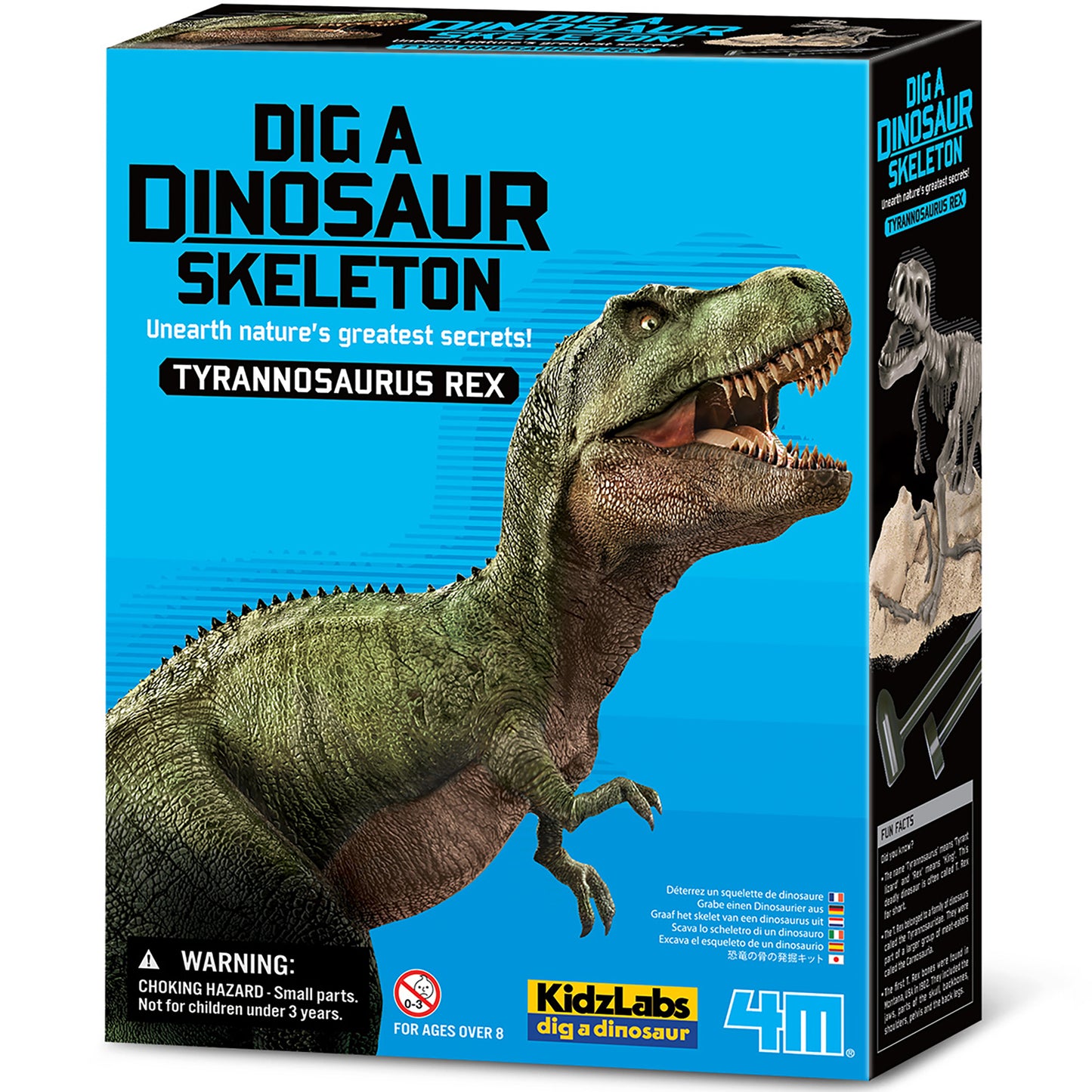 4M KidzLabs Dig A Dinosaur Skeleton Tyrannosaurus Rex fossil excavation kit for kids