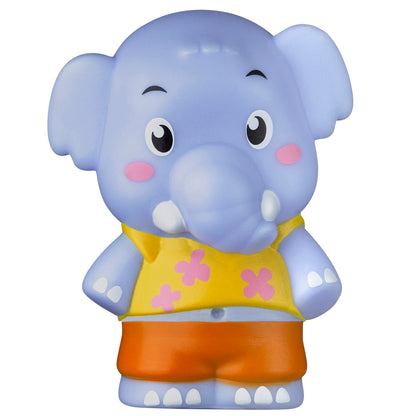 Timber Tots Durable Elephant Family Plush Set - 4 Unique Characters