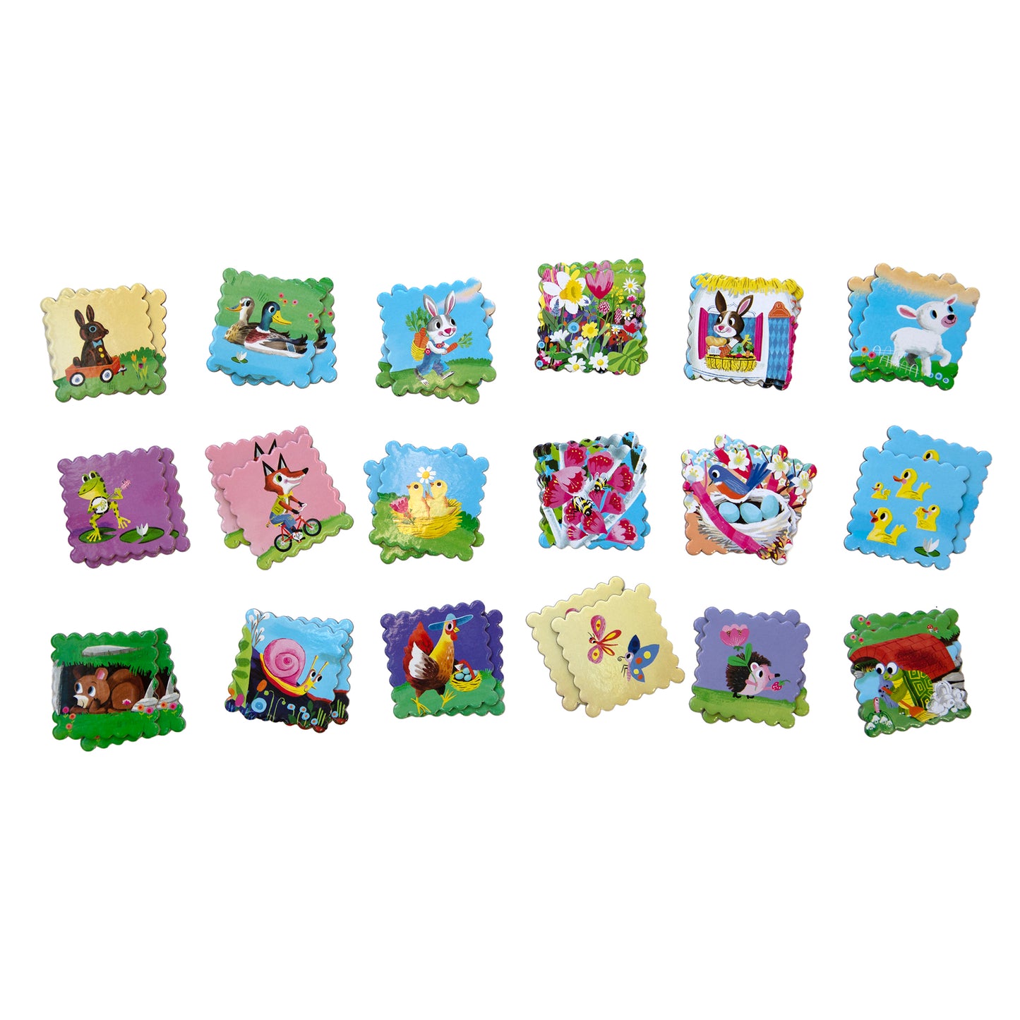 eeBoo Spring Festival Memory Matching Game for Ages 3+