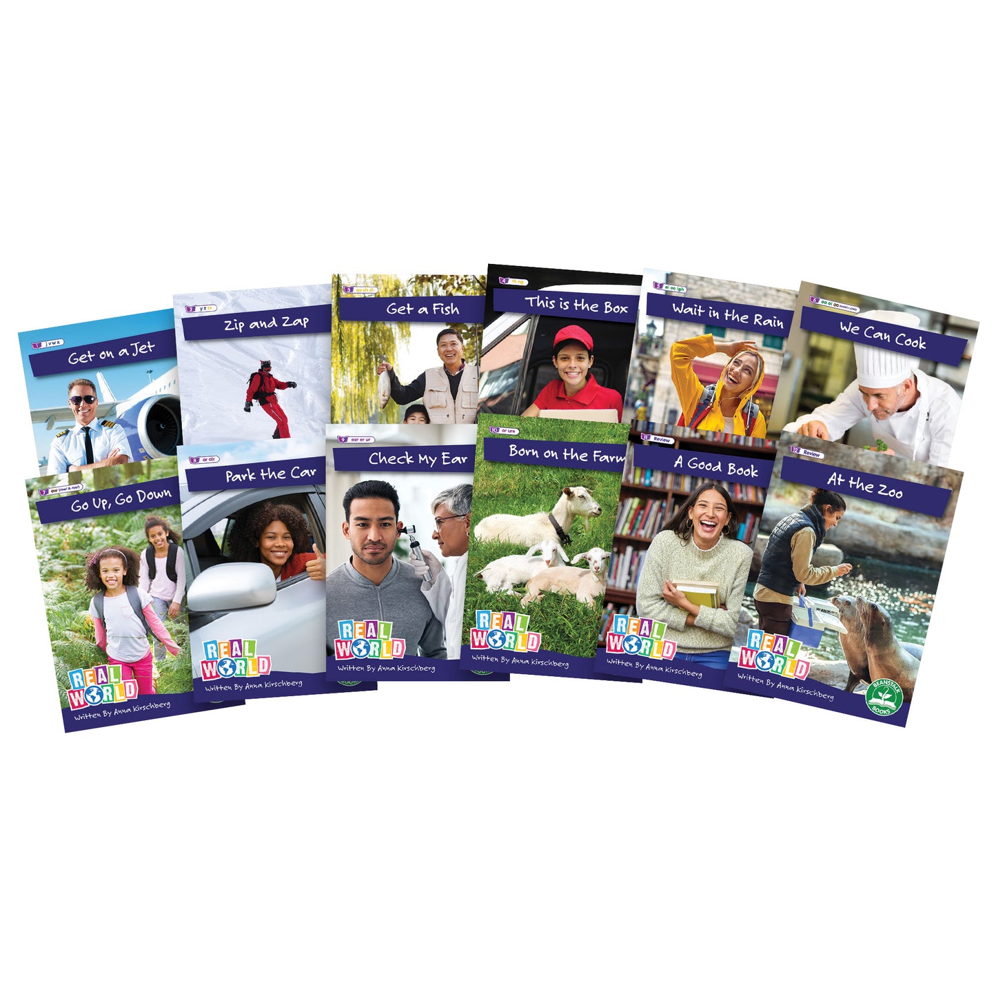 Junior Learning Rainbow Phonics 6-Book Set - Phase 3 Non-Fiction Hi-Lo Decodables