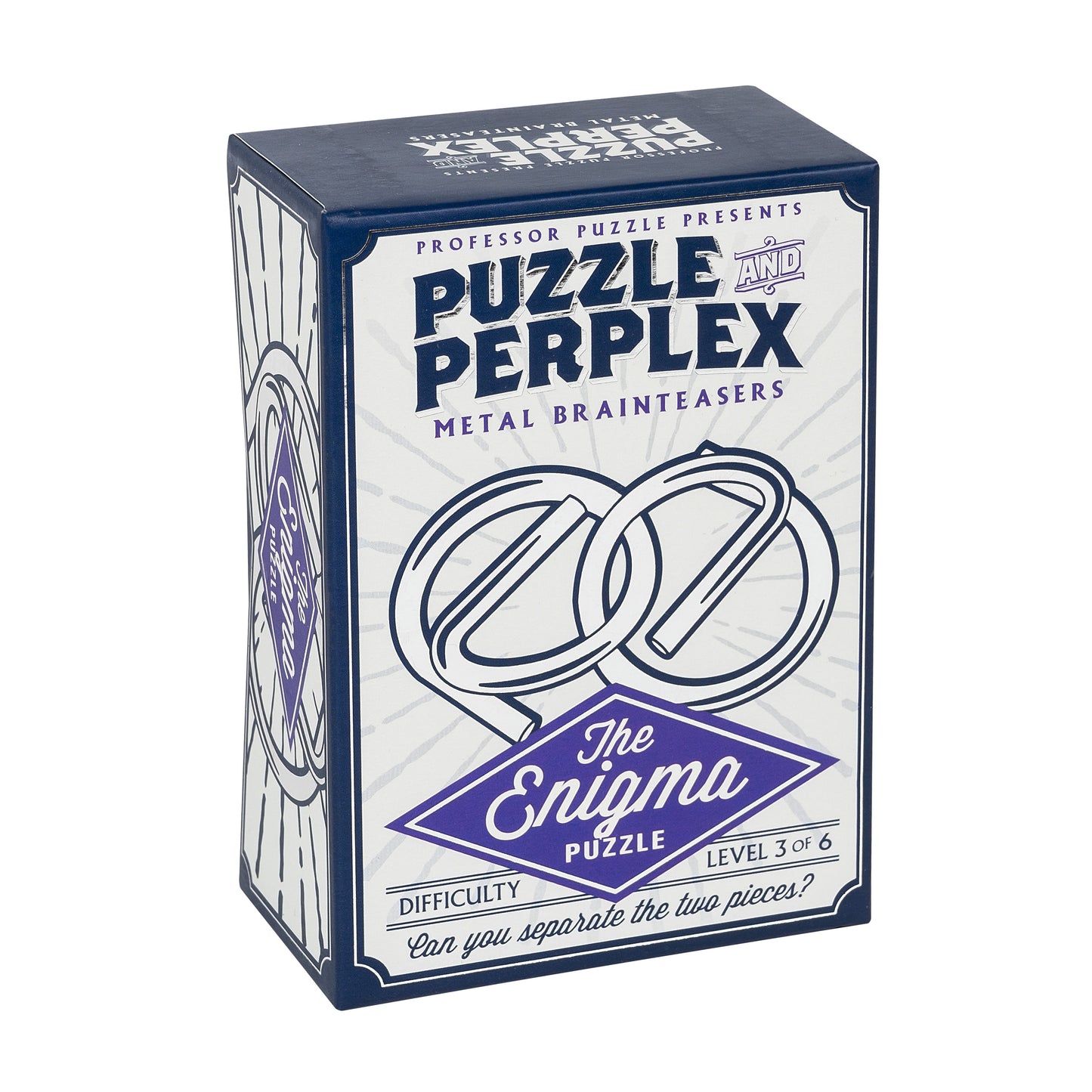 Professor Puzzle Enigma Steel Brain-Teaser Puzzle