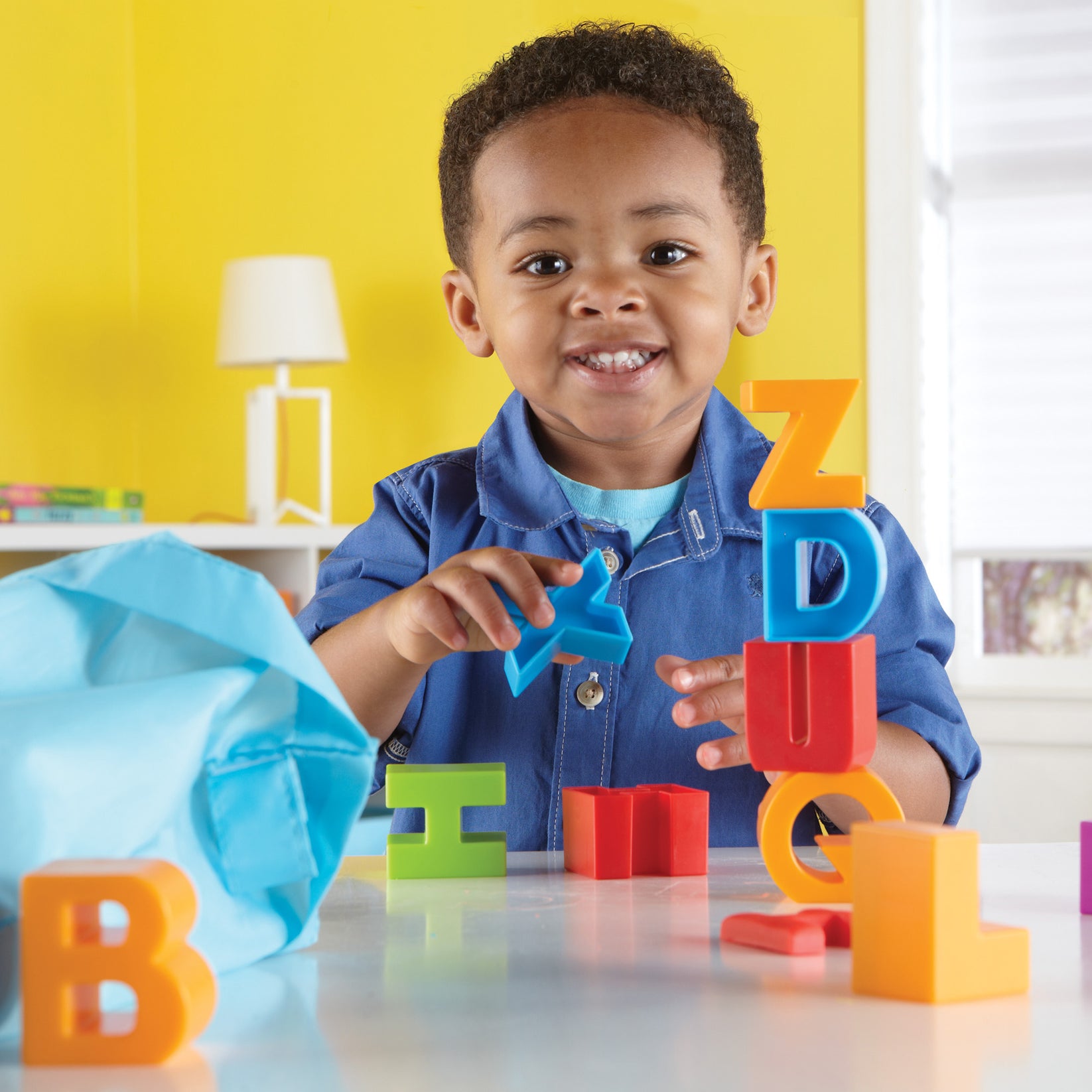 Learning Resources Alphabet Letter Blocks - Educational Set of 36 ...