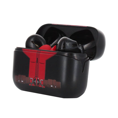 Exquisite Gaming Deadpool Pro Buds & Holdems - Marvel Bluetooth Earbuds