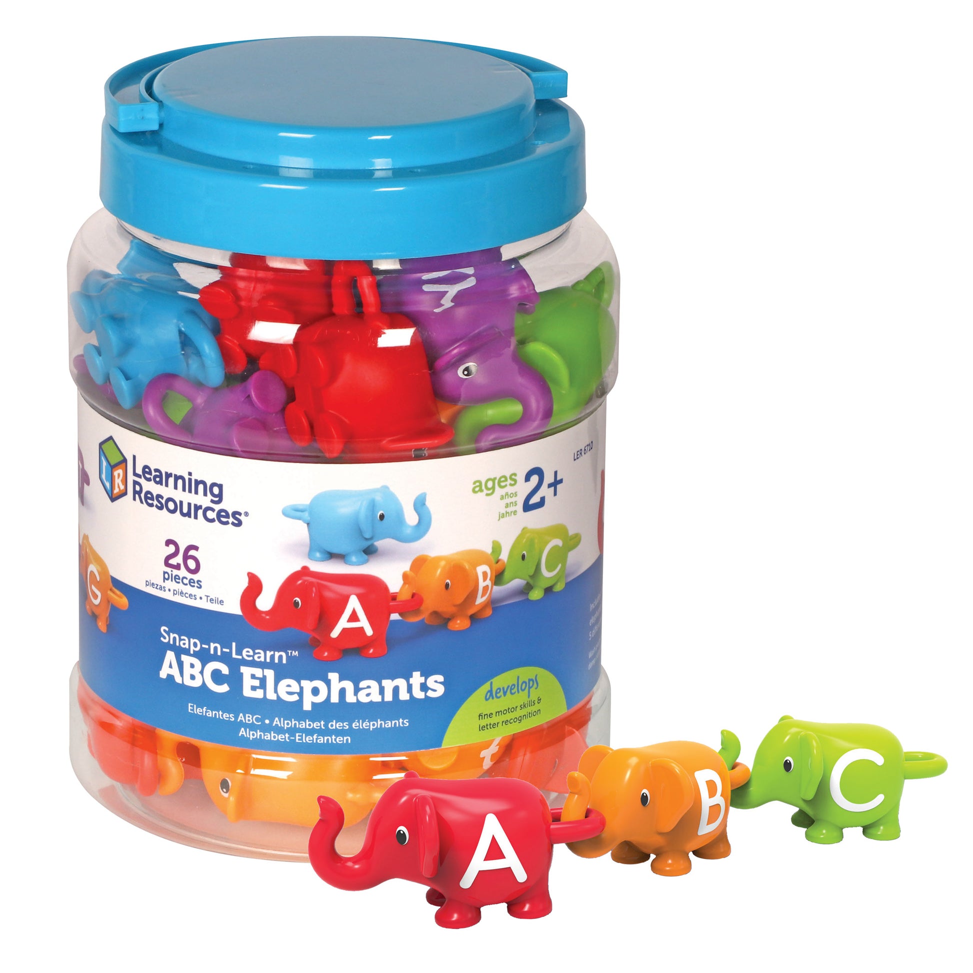 Learning Resources Snap-n-Learn ABC Elephants Educational
