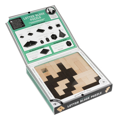 Professor Puzzle Einstein's Letter Blocks - Mind-Bending Word Puzzles