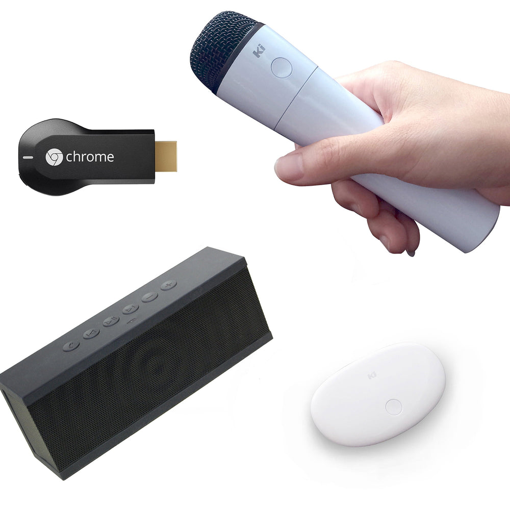 Moxxi Go Karaoke Portable Wireless 4-in-1 System