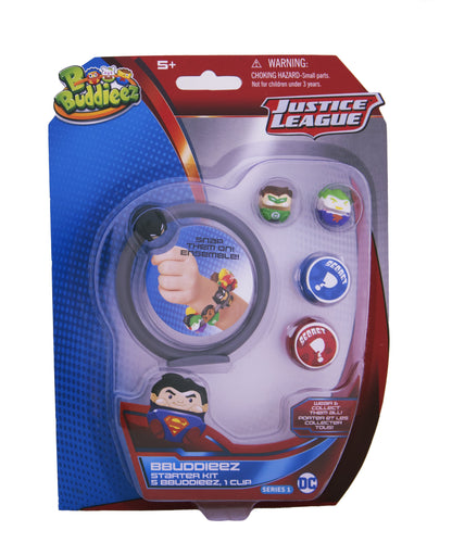 Bbuddieez DC Justice League Collectible Kit with Batman & Superman Clips
