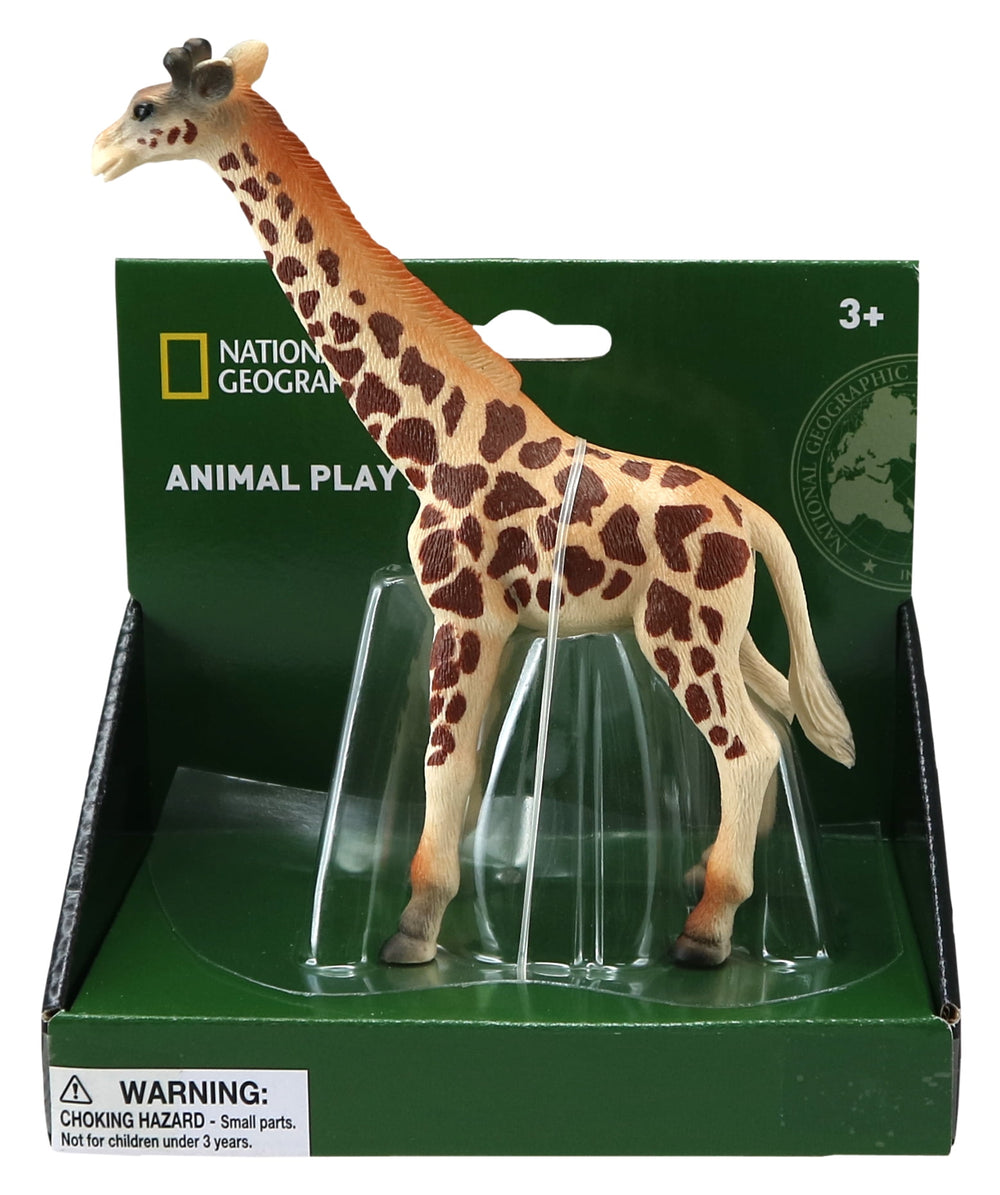 National Geographic Educational Giraffe Figurine - Family Fun Collectible