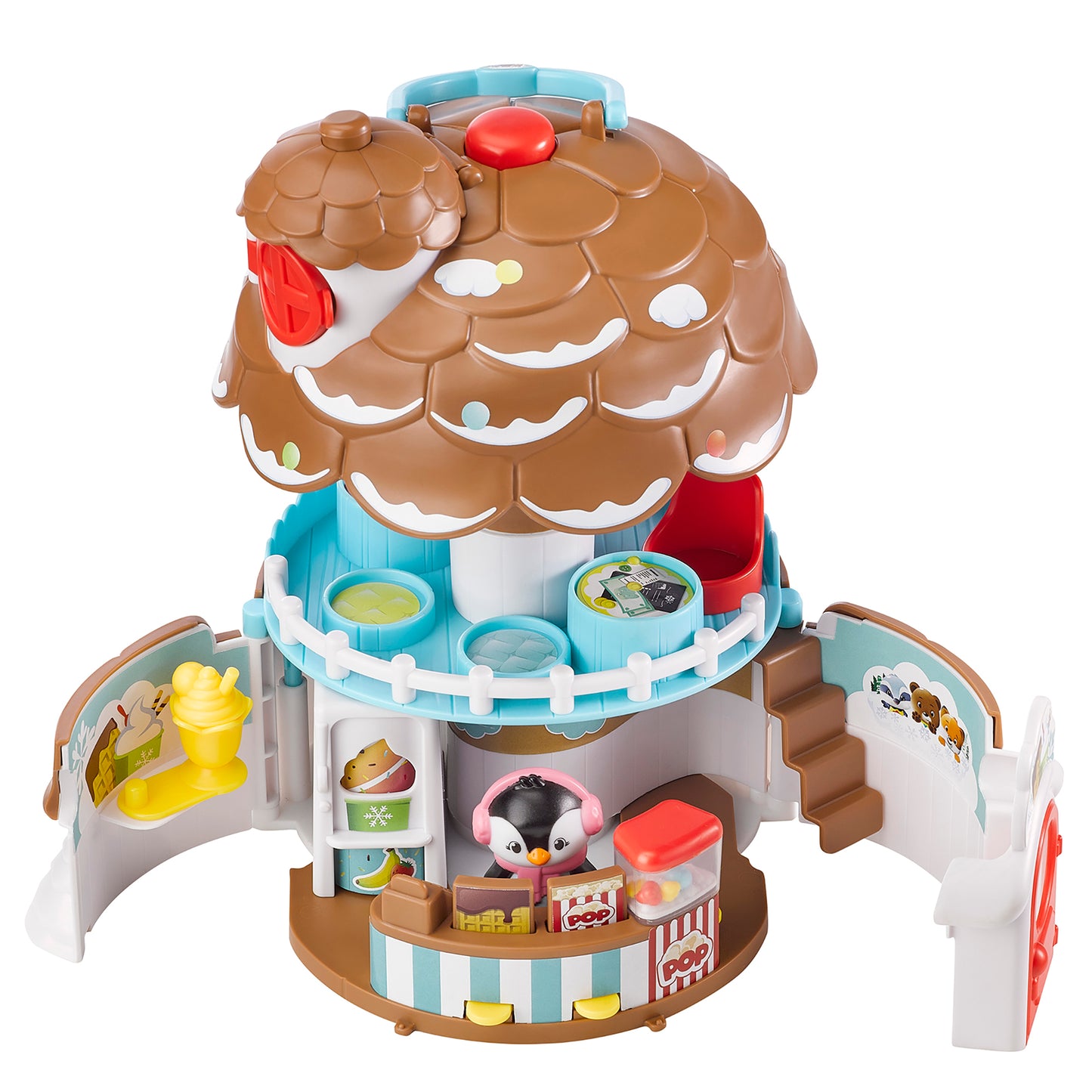 Timber Tots Pine Cone Snack Bar Interactive Playset