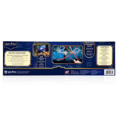Harry Potter Deluxe Lumos Wand with colored lights and rechargeable battery