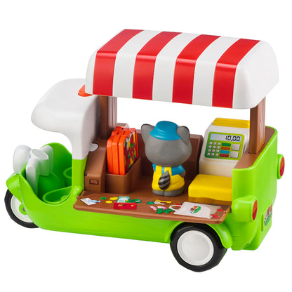Timber Tots Deluxe Food Truck Playset with Raccoon Figurine
