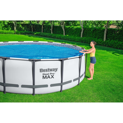 Bestway 12' Flowclear Solar Pool Cover for Optimal Heat Retention