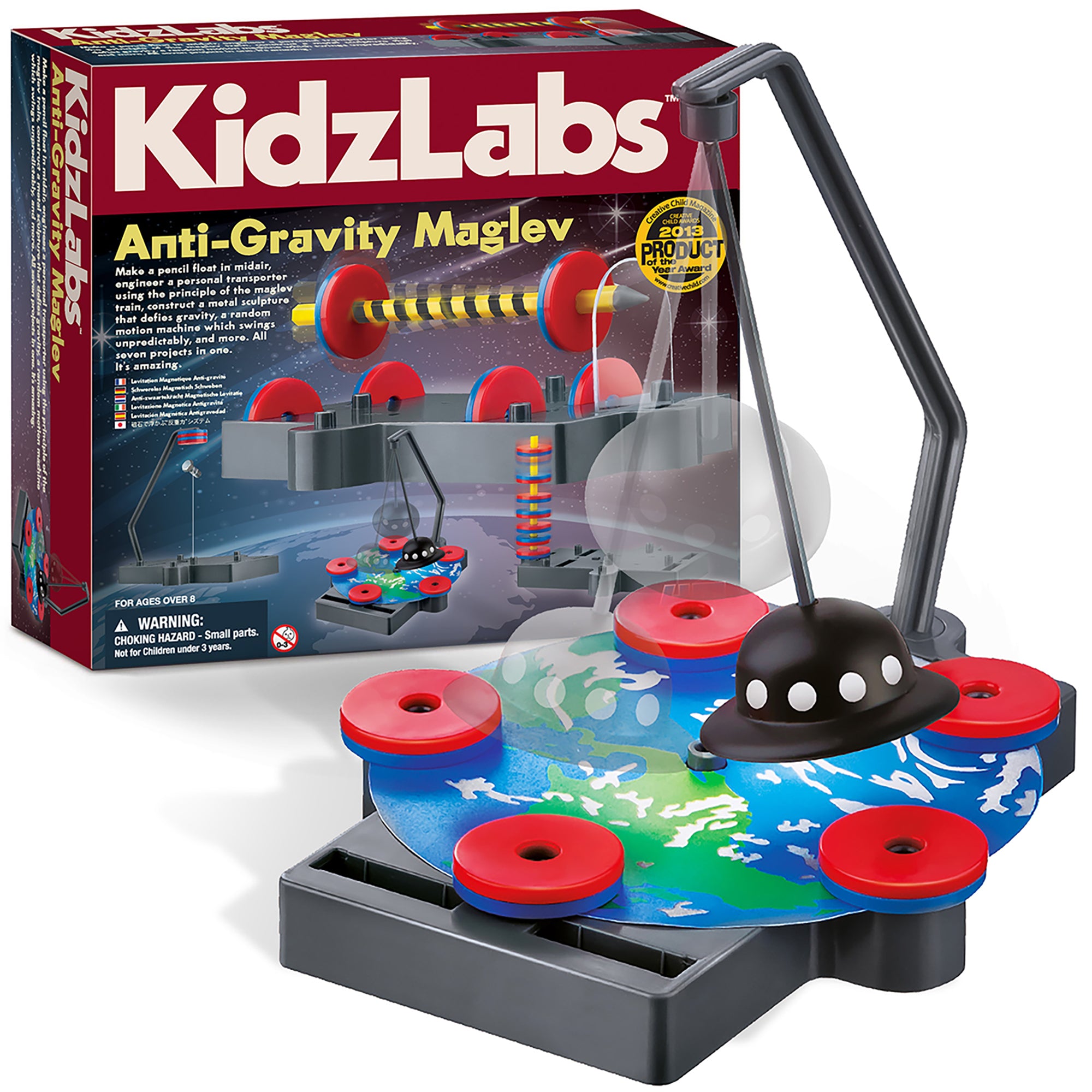4M KidzLabs Anti-Gravity Magnetic Levitation Science Kit – Toys