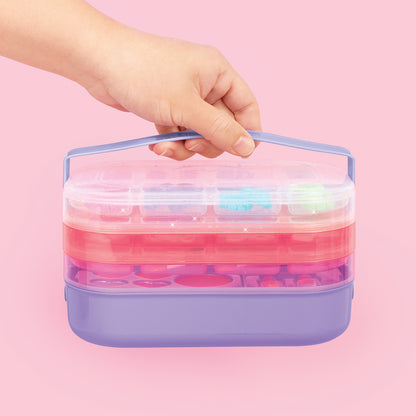 MIR Beauty 2-Go! Ultimate Glam Cosmetic Set - Pink & Purple