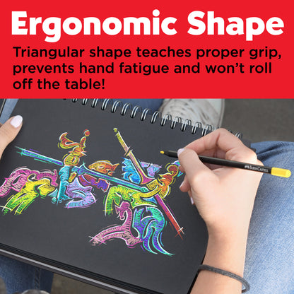 Faber-Castell Black Edition 50 Color Pencils - Art Set