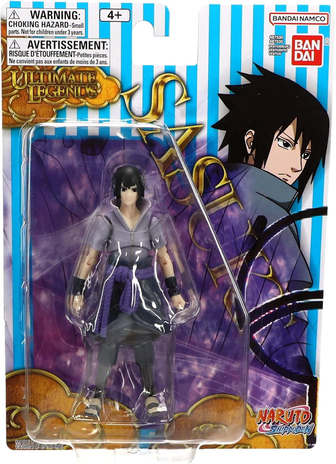 Ultimate Legends Naruto Shippuden 5" Sasuke Uchiha Adult Action Figure